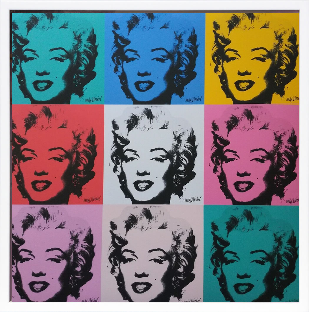 アンディ・ウォーホル ポスター 作品 猫 マリリン モンロー 花 キャンベルスープ 絵画 絵 複製画 版画 リトグラフ シルクスクリーン アートパネル ポップ アート インテリア フレーム付き 北欧 おしゃれアンディ・ウォーホル Marilyn Monroe