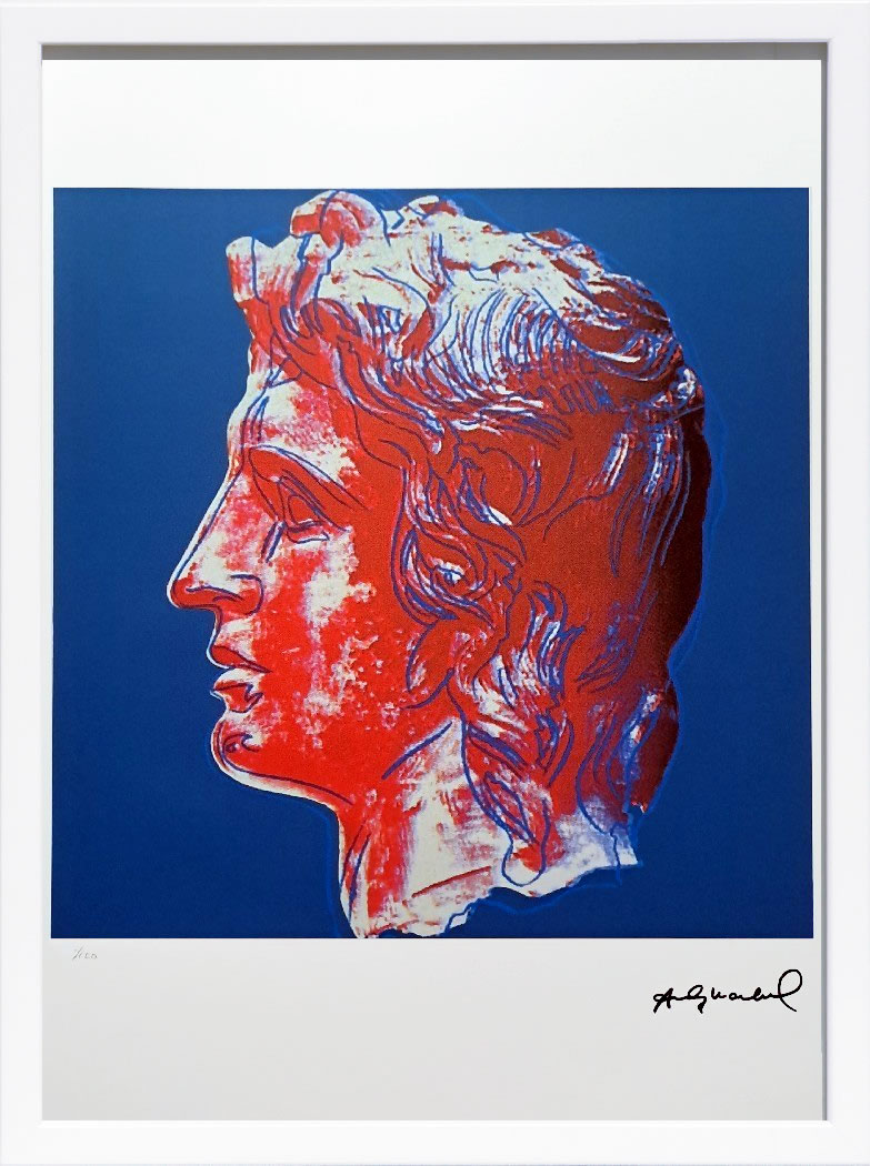 アンディ・ウォーホル ポスター 作品 猫 マリリン モンロー 花 キャンベルスープ 絵画 絵 複製画 版画 リトグラフ シルクスクリーン アートパネル ポップ アート インテリア フレーム付き 北欧 おしゃれアンディ・ウォーホル Alexander the Great