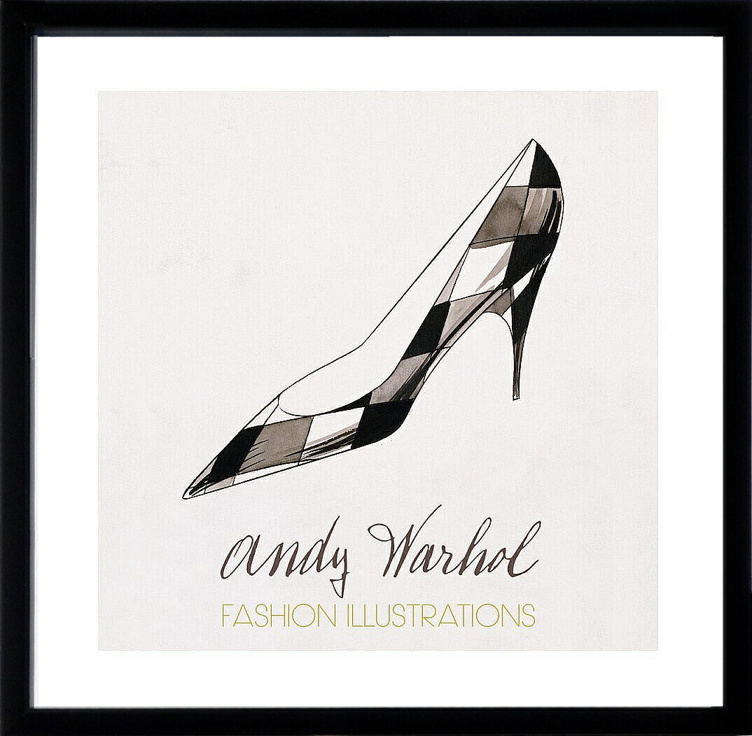 アンディ・ウォーホル ポスター 作品 猫 マリリン モンロー 花 キャンベルスープ 絵画 絵 複製画 版画 リトグラフ シルクスクリーン アートパネル ポップ アート インテリア フレーム付き 北欧 おしゃれアンディ・ウォーホル High Heel, c.1958