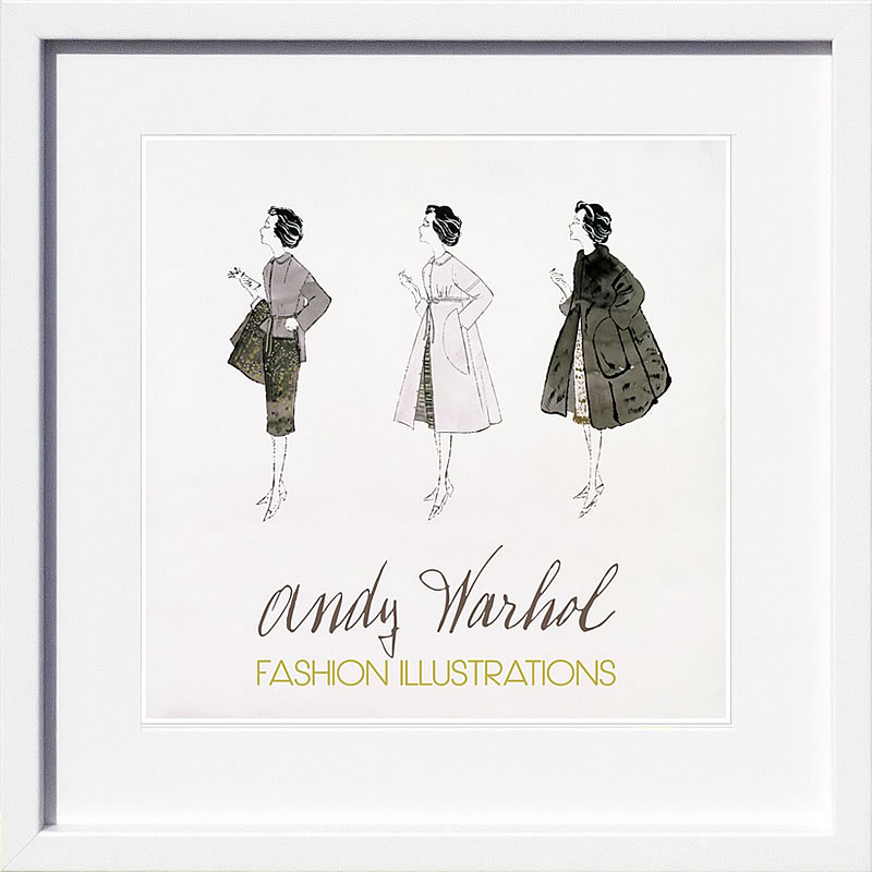 アンディ・ウォーホル ポスター 作品 猫 マリリン モンロー 花 キャンベルスープ 絵画 絵 複製画 版画 リトグラフ シルクスクリーン アートパネル ポップ アート インテリア フレーム付き 北欧 おしゃれアンディ・ウォーホル Three Female Fashion Figures, c.1959