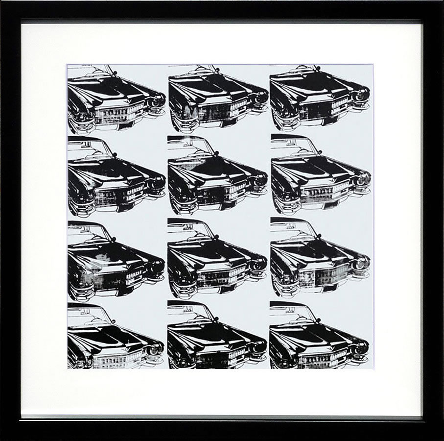 アンディ・ウォーホル ポスター 作品 猫 マリリン モンロー 花 キャンベルスープ 絵画 絵 複製画 版画 リトグラフ シルクスクリーン アートパネル ポップ アート インテリア フレーム付き 北欧 おしゃれアンディ・ウォーホル Twelve Cars, 1962