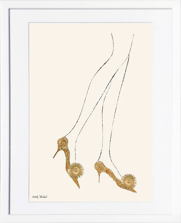 樂天商城 - アンディ・ウォーホル ポスター 作品 猫 マリリン モンロー 花 キャンベルスープ 絵画 絵 複製画 版画 リトグラフ シルクスクリーン アートパネル ポップ アート インテリア フレーム付き 北欧 おしゃれアンディ・ウォーホル Untitled (legs and high heels), c.1957