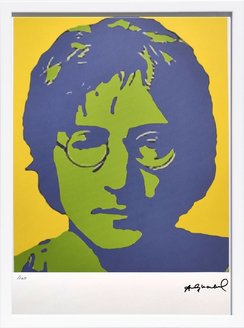 アンディ・ウォーホル ポスター 作品 猫 マリリン モンロー 花 キャンベルスープ 絵画 絵 複製画 版画 リトグラフ シルクスクリーン アートパネル ポップ アート インテリア フレーム付き 北欧 おしゃれアンディ・ウォーホル John Lennon