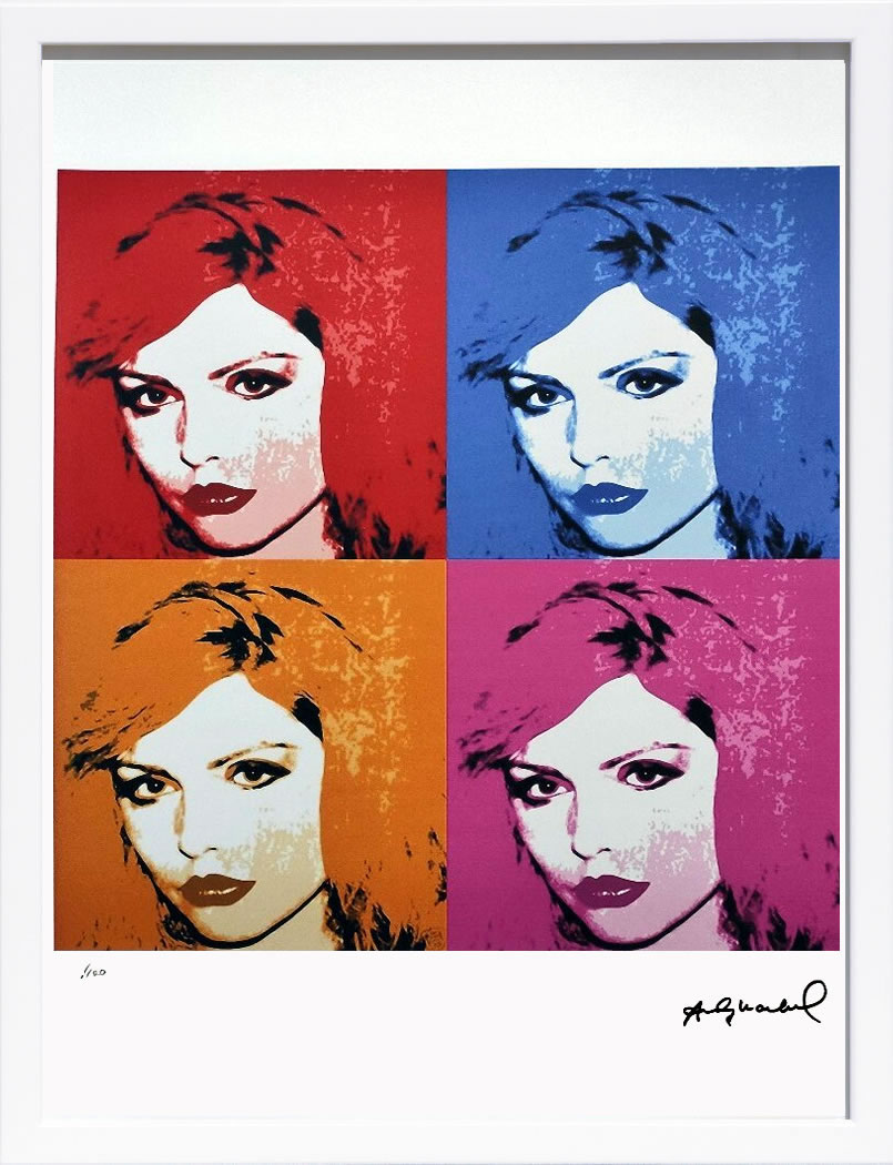 アンディ・ウォーホル ポスター 作品 猫 マリリン モンロー 花 キャンベルスープ 絵画 絵 複製画 版画 リトグラフ シルクスクリーン アートパネル ポップ アート インテリア フレーム付き 北欧 おしゃれアンディ・ウォーホル Debbie Harry