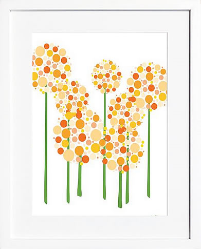 アートパネル アートポスター 絵画 インテリア ポスター タペストリー 壁掛け アートフレーム ウォールアート アートボード ポップアート モノトーン モノクロ デザイナーズ アンティーク シンプル モダン 北欧 おしゃれアバリサ Orange Alliums