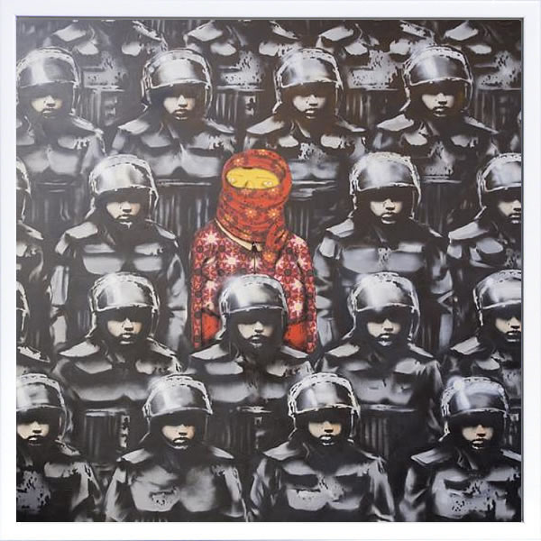 バンクシー 絵 絵画 アートパネル アート ポスター 版画 複製画 シルク スクリーン リトグラフ 作品 販売 風船と少女 ポップ アート 抽象画 アートフレーム インテリア フレーム付き 壁掛け 北欧 おしゃれバンクシー 24th Street #2