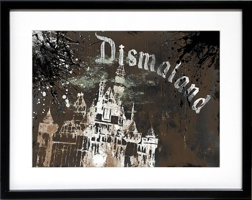 バンクシー 絵 絵画 アートパネル アート ポスター 版画 複製画 シルク スクリーン リトグラフ 作品 販売 風船と少女 ポップ アート 抽象画 アートフレーム インテリア フレーム付き 壁掛け 北欧 おしゃれバンクシー Dismal's Castle