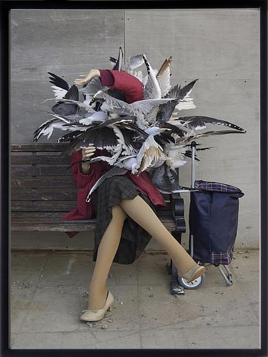 バンクシー 絵 絵画 アートパネル アート ポスター 版画 複製画 シルク スクリーン リトグラフ 作品 販売 風船と少女 ポップ アート 抽象画 アートフレーム インテリア フレーム付き 壁掛け 北欧 おしゃれバンクシー Lady of Gulls