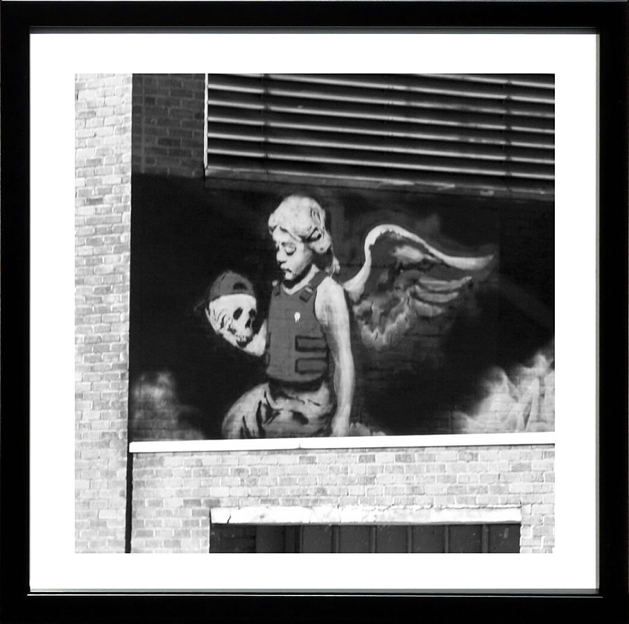 バンクシー 絵 絵画 アートパネル アート ポスター 版画 複製画 シルク スクリーン リトグラフ 作品 販売 風船と少女 ポップ アート 抽象画 アートフレーム インテリア フレーム付き 壁掛け 北欧 おしゃれバンクシー Memorial