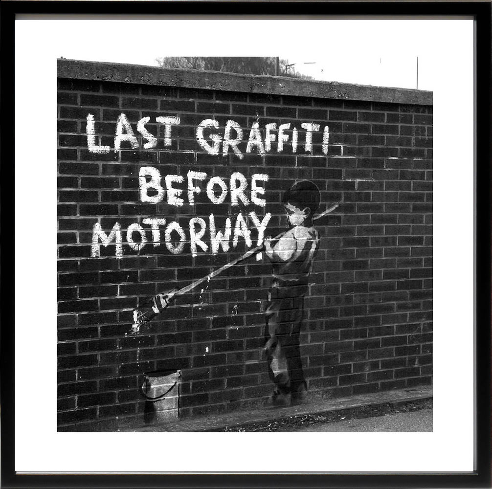 バンクシー 絵 絵画 アートパネル アート ポスター 版画 複製画 シルク スクリーン リトグラフ 作品 販売 風船と少女 ポップ アート 抽象画 アートフレーム インテリア フレーム付き 壁掛け 北欧 おしゃれバンクシー Last Graffiti