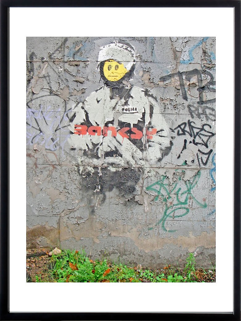 バンクシー 絵 絵画 アートパネル アート ポスター 版画 複製画 シルク スクリーン リトグラフ 作品 販売 風船と少女 ポップ アート 抽象画 アートフレーム インテリア フレーム付き 壁掛け 北欧 おしゃれバンクシー East Road