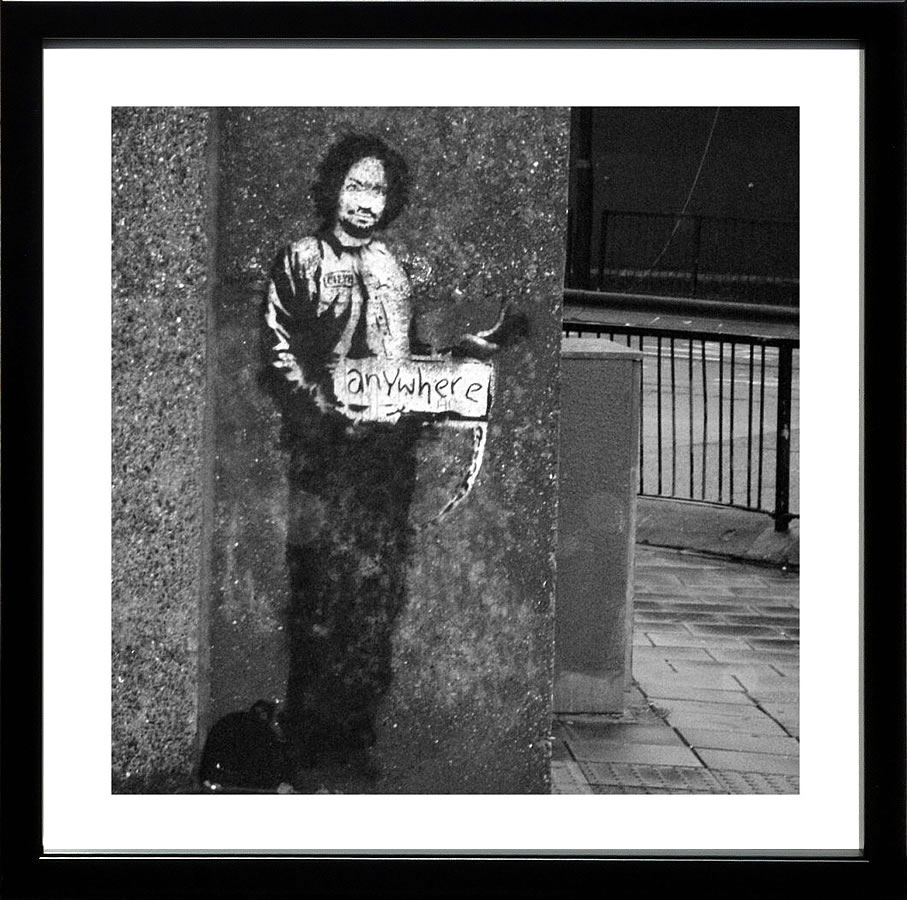 バンクシー 絵 絵画 アートパネル アート ポスター 版画 複製画 シルク スクリーン リトグラフ 作品 販売 風船と少女 ポップ アート 抽象画 アートフレーム インテリア フレーム付き 壁掛け 北欧 おしゃれバンクシー Archway