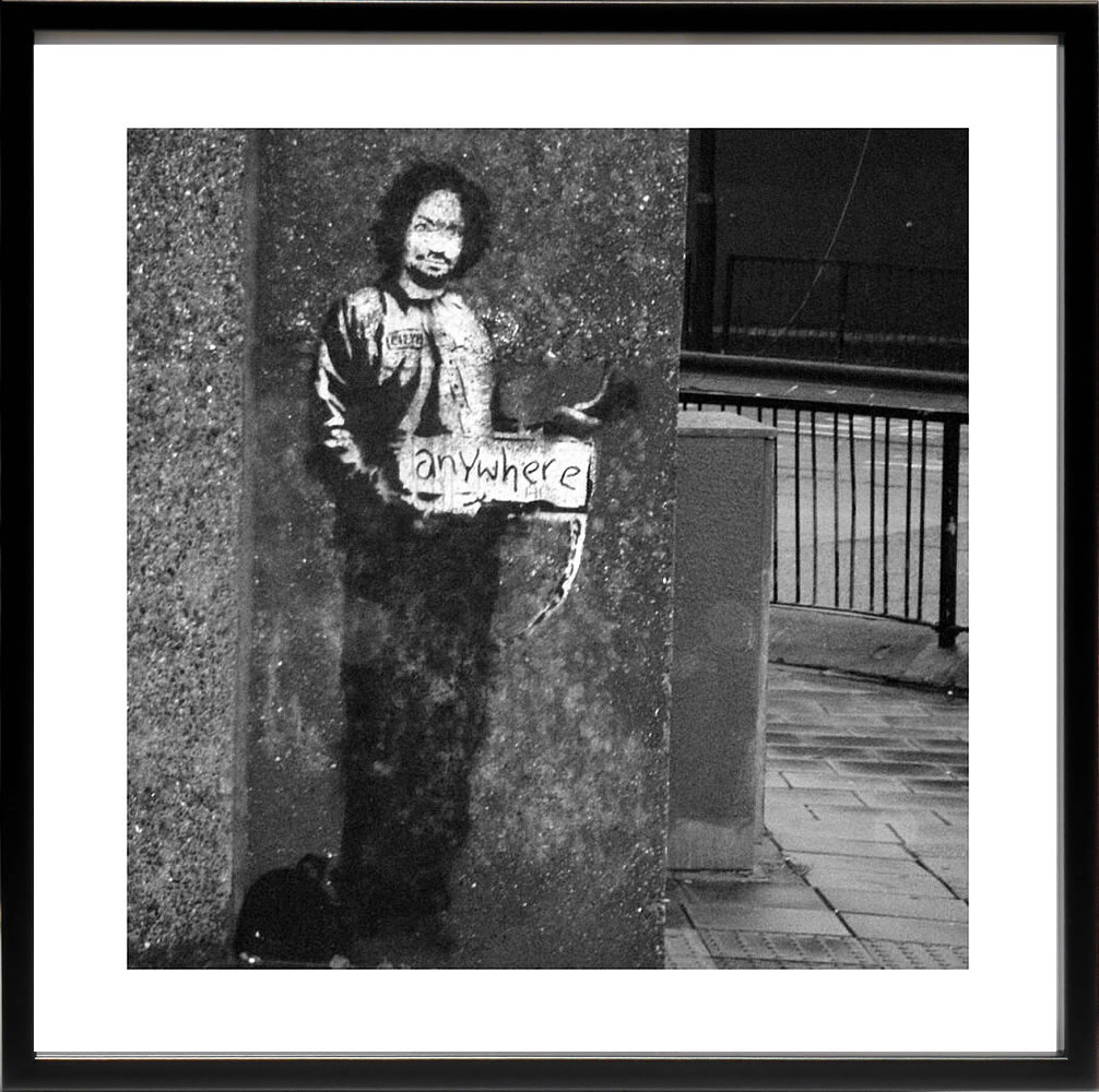 バンクシー 絵 絵画 アートパネル アート ポスター 版画 複製画 シルク スクリーン リトグラフ 作品 販売 風船と少女 ポップ アート 抽象画 アートフレーム インテリア フレーム付き 壁掛け 北欧 おしゃれバンクシー Archway