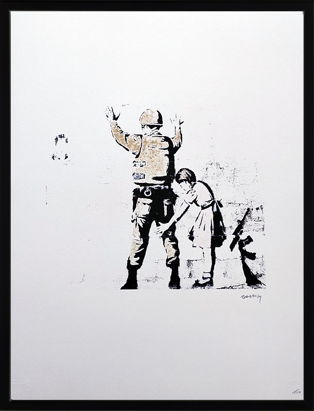 【COA証明書付】バンクシー 絵 絵画 アートパネル アート ポスター 版画 複製画 シルク スクリーン リトグラフ 作品 販売 風船と少女 ポップ アート 抽象画 アートフレーム インテリア フレーム付き 壁掛け 北欧 おしゃれバンクシー Stop and Search