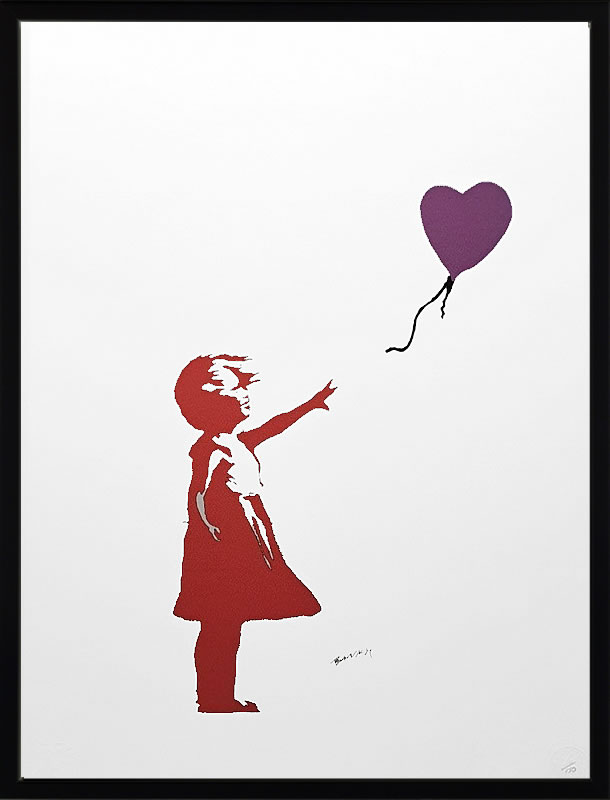 【COA証明書付】バンクシー 絵 絵画 アートパネル アート ポスター 版画 複製画 シルク スクリーン リトグラフ 作品 販売 風船と少女 ポップ アート 抽象画 アートフレーム インテリア フレーム付き 壁掛け 北欧 おしゃれバンクシー Balloon Girl