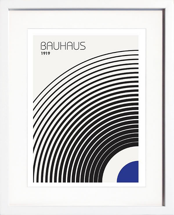 バウハウス BAUHAUS デザイン ポスター アートフレーム アートポスター アートパネル 絵画 絵 複製画 版画 作品 リトグラフ シルクスクリーン ミッドセンチュリー ポスター インテリア フレーム付き 抽象画 壁掛け 北欧 おしゃれバウハウス Bauhaus 4
