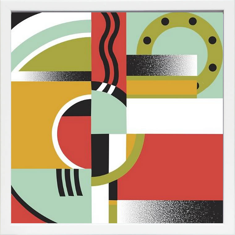 バウハウス BAUHAUS デザイン ポスター アートフレーム アートポスター アートパネル 絵画 絵 複製画 版画 作品 リトグラフ シルクスクリーン ミッドセンチュリー ポスター インテリア フレーム付き 抽象画 壁掛け 北欧 おしゃれバウハウス Bauhaus 3