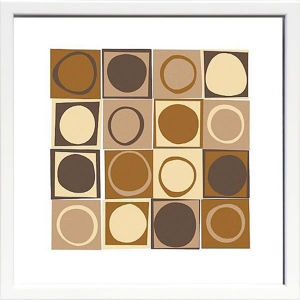 【ライセンスプリント】デュプロック 絵画 ポスター アートパネル モダン アート 絵 複製画 版画 抽象画 作品 リトグラフ シルクスクリーン アートフレーム インテリア フレーム付き 壁掛け 北欧 おしゃれデニス・デュプロック Americano