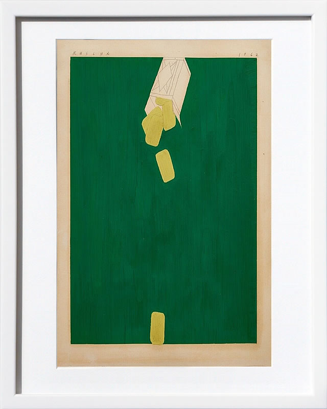 エド・ルシェ 絵画 絵 ポスター 複製画 版画 作品 リトグラフ シルクスクリーン アートパネル アートポスター ポップ アート インテリア フレーム付き 抽象画 壁掛け 北欧 おしゃれエド・ルシェ Lemon Drops