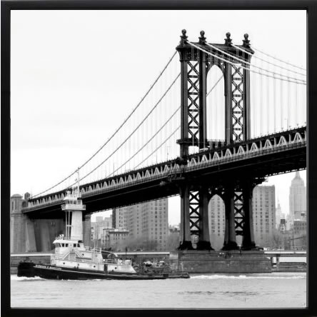 樂天商城 - エリン クラーク アートパネル アート ポスター アートフレーム インテリア 北欧 おしゃれ 額 入り タペストリー 壁掛け インテリアアートパネル モダンアート 絵画 インテリア 抽象画 ポスター ウォールアート インテリア フレームエリン・クラーク Manhattan Bridge