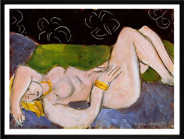 アンリ マティス 絵画 絵 ポスター アートパネル アートポスター リトグラフ モダン アート 低木 ダンス 複製画 版画 シルクスクリーン 絵画インテリア フレーム付き 北欧 おしゃれアンリ・マティス Nu Allonge