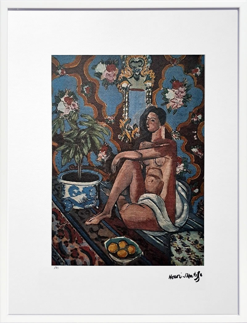 アンリ マティス 絵画 絵 ポスター アートパネル アートポスター リトグラフ モダン アート 低木 ダンス 複製画 版画 シルクスクリーン 絵画インテリア フレーム付き 北欧 おしゃれアンリ・マティス Decorative Room