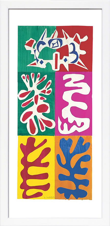 アンリ マティス 絵画 絵 ポスター アートパネル アートポスター リトグラフ モダン アート 低木 ダンス 複製画 版画 シルクスクリーン 絵画インテリア フレーム付き 北欧 おしゃれアンリ・マティス The Panel with Mask, 1947