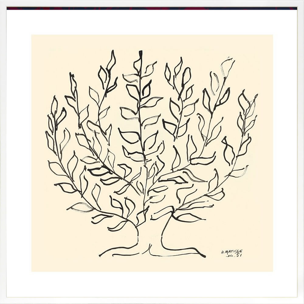 アンリ マティス 絵画 絵 ポスター アートパネル アートポスター リトグラフ モダン アート 低木 ダンス 複製画 版画 シルクスクリーン 絵画インテリア フレーム付き 北欧 おしゃれアンリ・マティス Le Platane