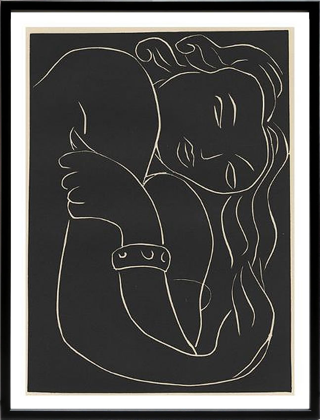 アンリ マティス 絵画 絵 ポスター アートパネル アートポスター リトグラフ モダン アート 低木 ダンス 複製画 版画 シルクスクリーン 絵画インテリア フレーム付き 北欧 おしゃれアンリ・マティス Pasiphae