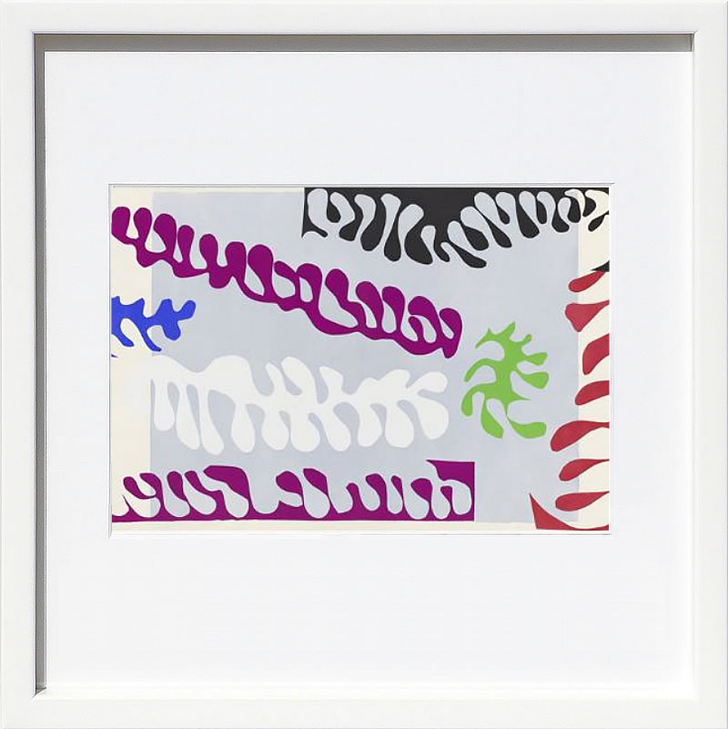 アンリ マティス 絵画 絵 ポスター アートパネル アートポスター リトグラフ モダン アート 低木 ダンス 複製画 版画 シルクスクリーン 絵画インテリア フレーム付き 北欧 おしゃれアンリ・マティス Lagoon,1947