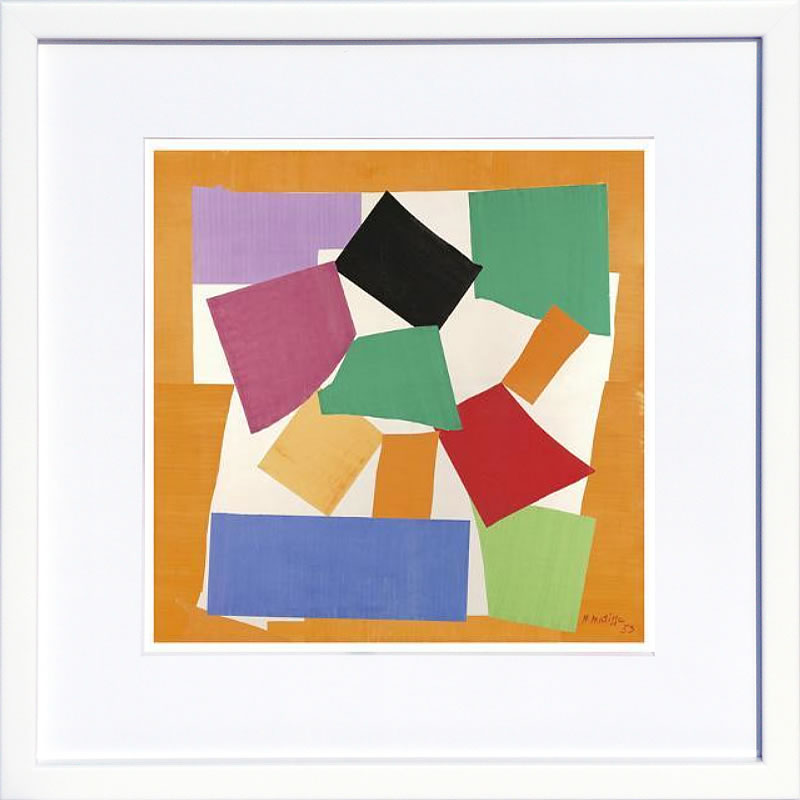 アンリ マティス 絵画 絵 ポスター アートパネル アートポスター リトグラフ モダン アート 低木 ダンス 複製画 版画 シルクスクリーン 絵画インテリア フレーム付き 北欧 おしゃれアンリ・マティス The Snail, 1953