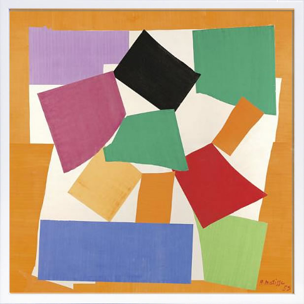 アンリ マティス 絵画 絵 ポスター アートパネル アートポスター リトグラフ モダン アート 低木 ダンス 複製画 版画 シルクスクリーン 絵画インテリア フレーム付き 北欧 おしゃれアンリ・マティス The Snail,1953