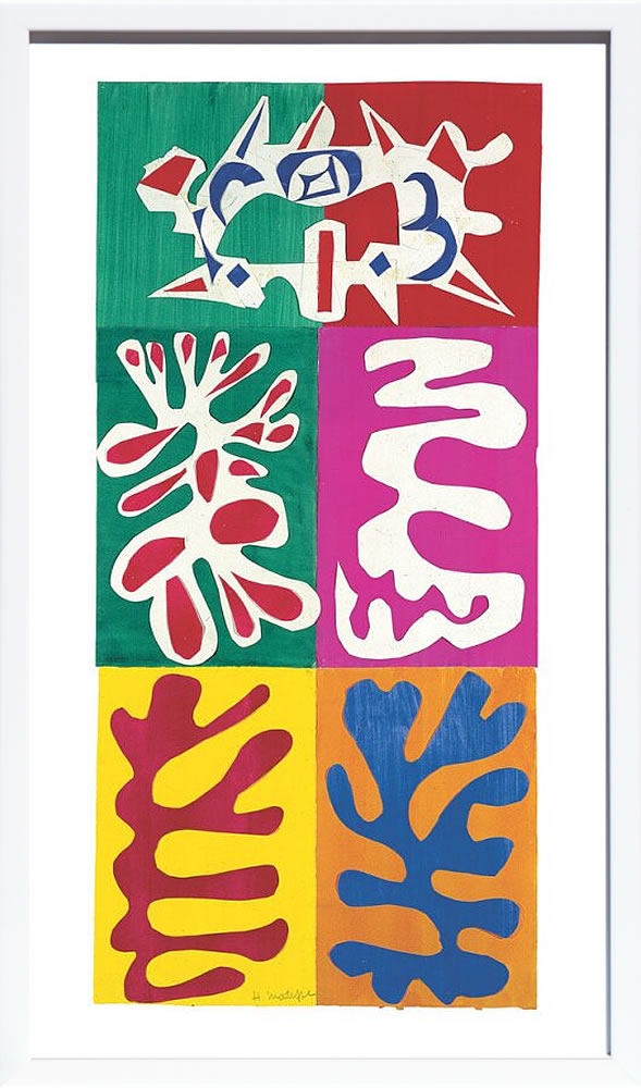 アンリ マティス 絵画 絵 ポスター アートパネル アートポスター リトグラフ モダン アート 低木 ダンス 複製画 版画 シルクスクリーン 絵画インテリア フレーム付き 北欧 おしゃれアンリ・マティス The Panel with Mask, 1947