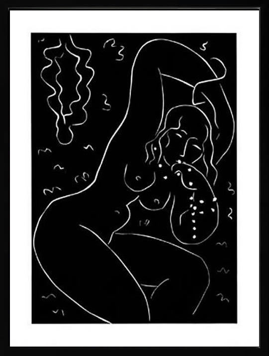 アンリ マティス 絵画 絵 ポスター アートパネル アートポスター リトグラフ モダン アート 低木 ダンス 複製画 版画 シルクスクリーン 絵画インテリア フレーム付き 北欧 おしゃれアンリ・マティス Nu Au Bracelet