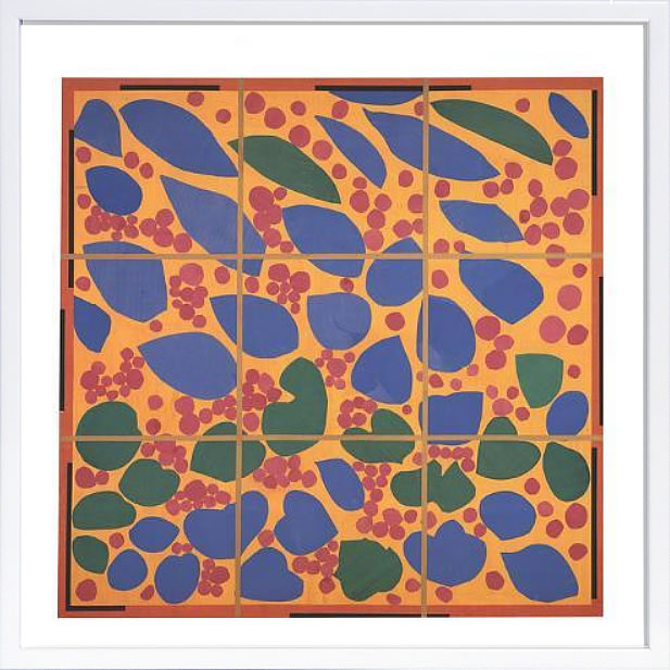 アンリ マティス 絵画 絵 ポスター アートパネル アートポスター リトグラフ モダン アート 低木 ダンス 複製画 版画 シルクスクリーン 絵画インテリア フレーム付き 北欧 おしゃれアンリ・マティス Ivy in Flower