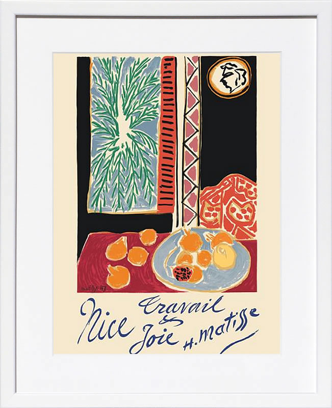 アンリ マティス 絵画 絵 ポスター アートパネル アートポスター リトグラフ モダン アート 低木 ダンス 複製画 版画 シルクスクリーン 絵画インテリア フレーム付き 北欧 おしゃれアンリ・マティス Nice France - Travail et Joie (Work and Joy)