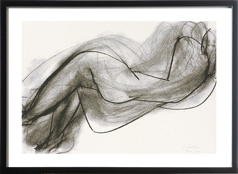 アンリ マティス 絵画 絵 ポスター アートパネル アートポスター リトグラフ モダン アート 低木 ダンス 複製画 版画 シルクスクリーン 絵画インテリア フレーム付き 北欧 おしゃれアンリ・マティス Nu Couché de Dos, 1944