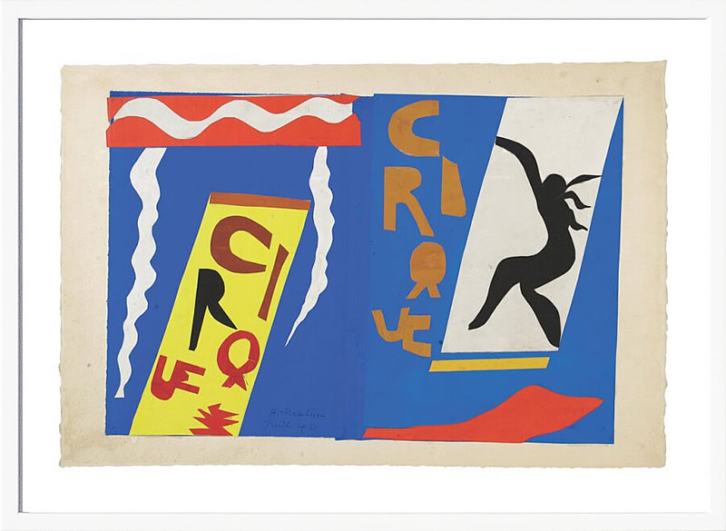 アンリ マティス 絵画 絵 ポスター アートパネル アートポスター リトグラフ モダン アート 低木 ダンス 複製画 版画 シルクスクリーン 絵画インテリア フレーム付き 北欧 おしゃれアンリ・マティス The Circus, July 1946