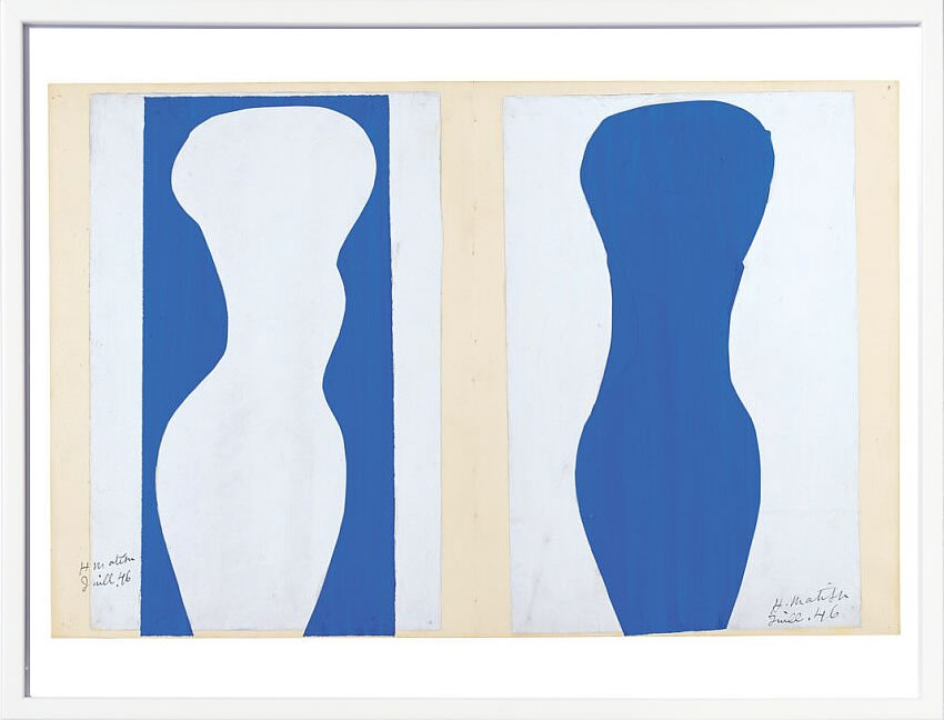 アンリ マティス 絵画 絵 ポスター アートパネル アートポスター リトグラフ モダン アート 低木 ダンス 複製画 版画 シルクスクリーン 絵画インテリア フレーム付き 北欧 おしゃれアンリ・マティス Forms, 1946