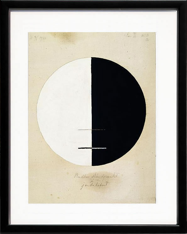 【ライセンスプリント】ヒルマ アフ クリント ポスター アート 絵 リトグラフ 版画 複製画 作品 シルクスクリーン アートパネル アートポスター アートフレーム インテリア フレーム付き 抽象画 壁掛け 北欧 おしゃれヒルマ・アフ・クリント Buddha's Standpoint