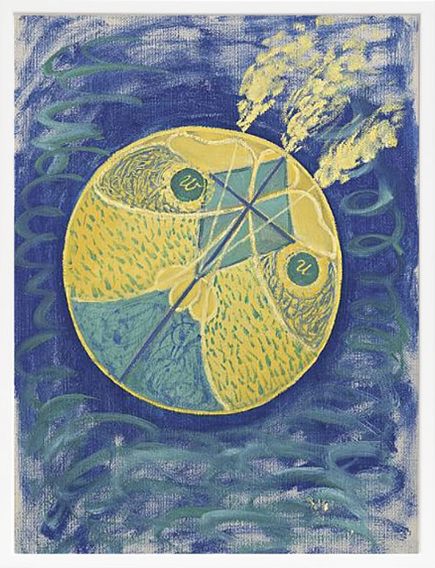 【ライセンスプリント】ヒルマ アフ クリント ポスター アート 絵 リトグラフ 版画 複製画 作品 シルクスクリーン アートパネル アートポスター アートフレーム インテリア フレーム付き 抽象画 壁掛け 北欧 おしゃれヒルマ・アフ・クリント Primordial Chaos