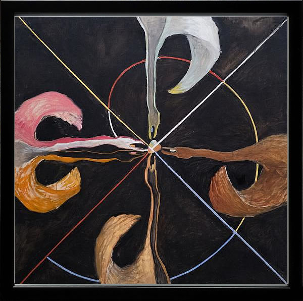 【ライセンスプリント】ヒルマ アフ クリント ポスター アート 絵 リトグラフ 版画 複製画 作品 シルクスクリーン アートパネル アートポスター アートフレーム インテリア フレーム付き 抽象画 壁掛け 北欧 おしゃれヒルマ・アフ・クリント The Swan No. 7, 1915