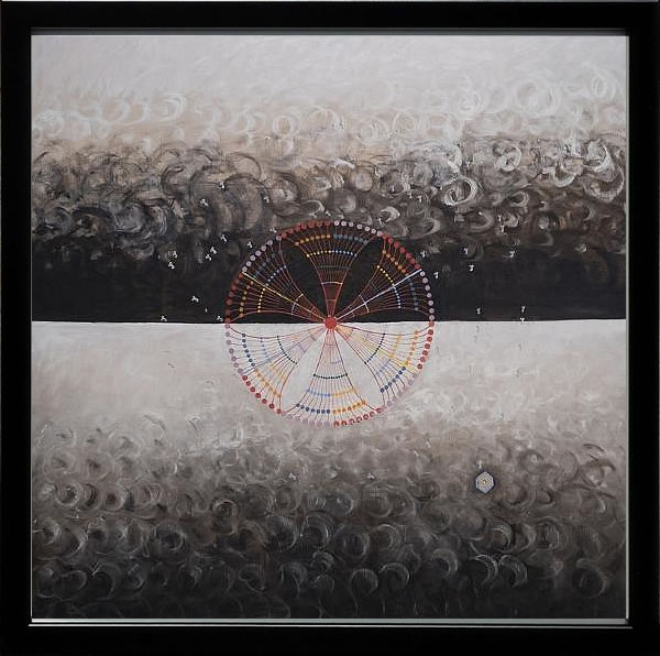 【ライセンスプリント】ヒルマ アフ クリント ポスター アート 絵 リトグラフ 版画 複製画 作品 シルクスクリーン アートパネル アートポスター アートフレーム インテリア フレーム付き 抽象画 壁掛け 北欧 おしゃれヒルマ・アフ・クリント The Swan, No. 1, Group IX