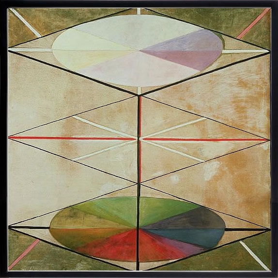 【ライセンスプリント】ヒルマ アフ クリント ポスター アート 絵 リトグラフ 版画 複製画 作品 シルクスクリーン アートパネル アートポスター アートフレーム インテリア フレーム付き 抽象画 壁掛け 北欧 おしゃれヒルマ・アフ・クリント The Swan, No. 23, 1915