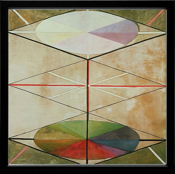 【ライセンスプリント】ヒルマ アフ クリント ポスター アート 絵 リトグラフ 版画 複製画 作品 シルクスクリーン アートパネル アートポスター アートフレーム インテリア フレーム付き 抽象画 壁掛け 北欧 おしゃれヒルマ・アフ・クリント The Swan, No. 23, 1915