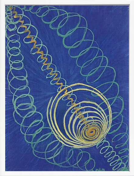 【ライセンスプリント】ヒルマ アフ クリント ポスター アート 絵 リトグラフ 版画 複製画 作品 シルクスクリーン アートパネル アートポスター アートフレーム インテリア フレーム付き 抽象画 壁掛け 北欧 おしゃれヒルマ・アフ・クリント Primordial Chaos, No. 16
