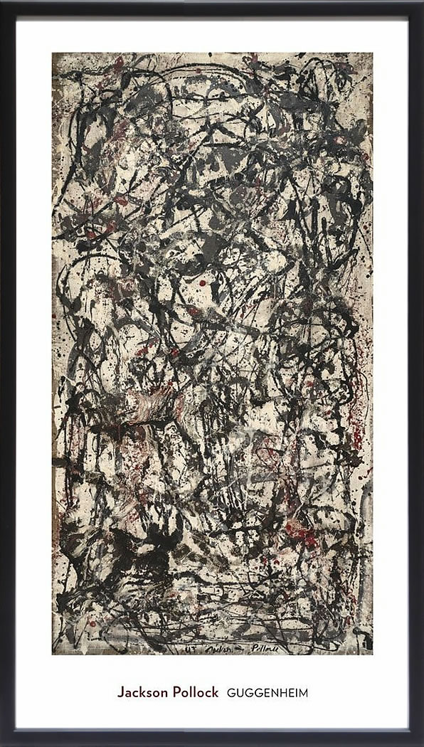 ジャクソン ポロック 絵画 ポスター 絵 アートパネル アートポスター モダン アート 複製画 版画 作品 リトグラフ シルクスクリーン 絵画インテリア フレーム付き 壁掛け 北欧 おしゃれジャクソン・ポロック Enchanted Forest, 1947