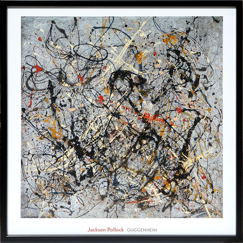 ジャクソン ポロック 絵画 ポスター 絵 アートパネル アートポスター モダン アート 複製画 版画 作品 リトグラフ シルクスクリーン 絵画インテリア フレーム付き 壁掛け 北欧 おしゃれジャクソン・ポロック Number 18, 1950