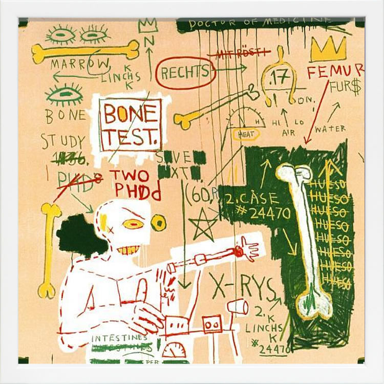 バスキア絵画 ポスター アートパネル アートポスター ポップ アート 絵 複製画 版画 抽象画 作品 リトグラフ シルクスクリーン アートフレーム インテリア フレーム付き 壁掛け 北欧 おしゃれジャン=ミシェル・バスキア Carbon dating System