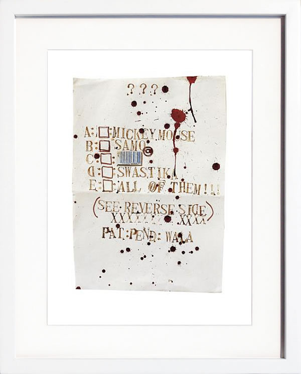 バスキア絵画 ポスター アートパネル アートポスター ポップ アート 絵 複製画 版画 抽象画 作品 リトグラフ シルクスクリーン アートフレーム インテリア フレーム付き 壁掛け 北欧 おしゃれジャン=ミシェル・バスキア Untitled